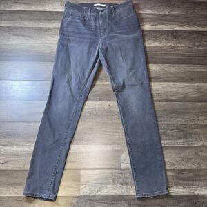 Levi’s 311 Shaping Skinny Jeans Women’s 29x30 Gray Stretch Mid Rise Slim Fit
